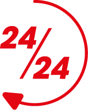 Support 24/24h